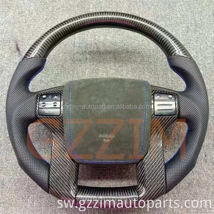 Gari iliyoboreshwa ya hali ya juu ya Carbon FIBER ROURD / Gurudumu la mraba kwa Prado FJ150
